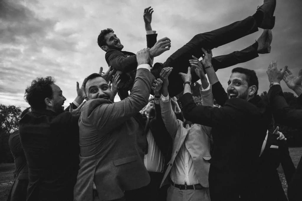 Photo de groupes de mariage en Provence
