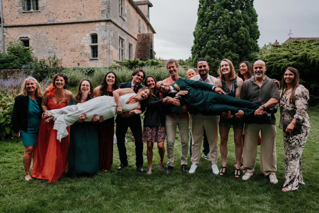 Photo de groupes de mariage en Provence