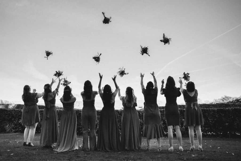 Photo de groupes de mariage en Provence